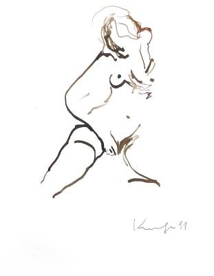 Partial nude