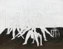 Six gymnastics nudes