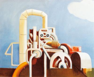 Machine with cloud
