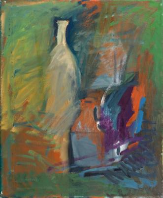 Still life with bottles