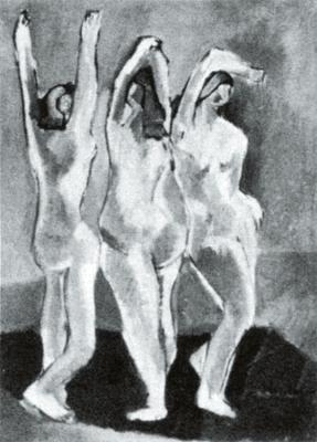 Composition with three women