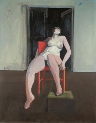 Sitting woman